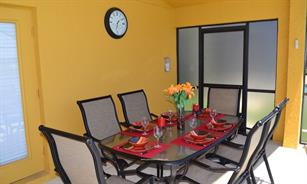 Patio dinning area